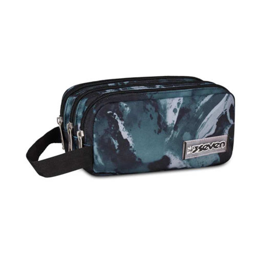 Picture of SEVEN FREETHINK 3 ZIPPER ABYSS PENCIL CASE